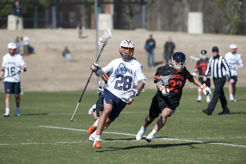 <p>Senior defender Jared Conners is one of the seniors on the men's lacrosse team who will have to decide whether or not to exercise his extra year of eligibility.&nbsp;</p>