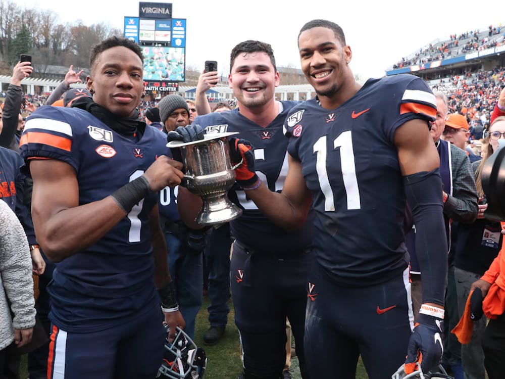Senior cornerback Nick Grant and senior outside linebacker Charles Snowden hope to secure the Commonwealth Cup one last time before leaving Grounds. 