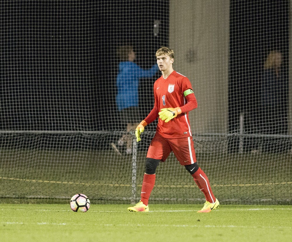 Junior goalkeeper Jeff Caldwell had three saves in the double overtime loss against Stanford.