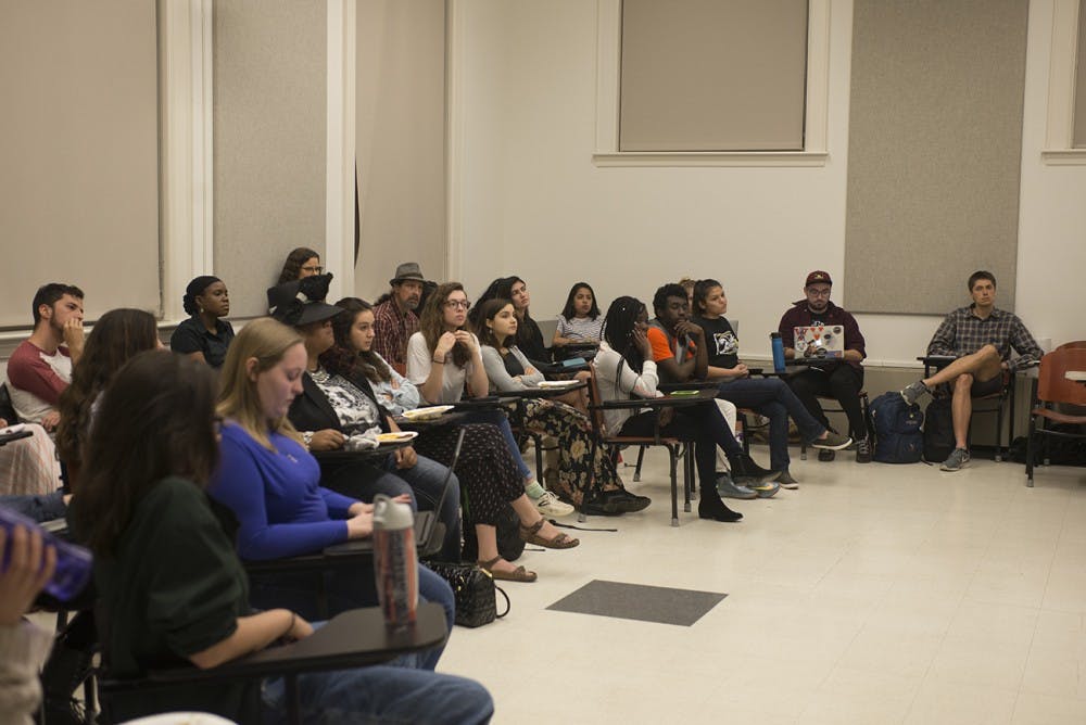 Approximately 30 people attended a nonviolent direct action workshop hosted by U.Va. Students United.