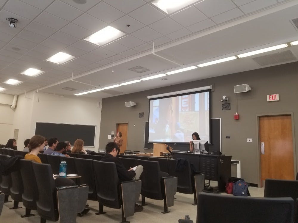 The talk was one of two food culture-related events offered by the American Studies program this month.