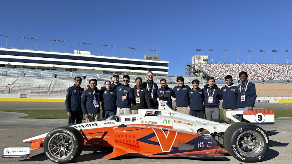 The Cavalier Autonomous Racing Team prepares for the Championship Match in Las Vegas, Nev.