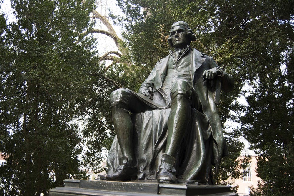 <p>As the University celebrates Founder’s Day — Thomas Jefferson’s birthday on April 13 — it is important to keep in mind the complex legacy he left behind.</p>
