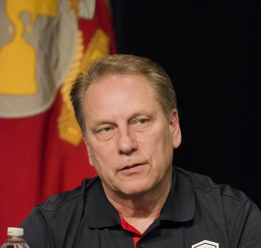 18th Chairman of the Joint Chiefs of Staff Army Gen. Martin E. Dempsey hosted a Sports Leadership Seminar with Jay Bilas, ESPN basketball analyst, Jamie Dixon, and college basketball coaches; University of Pittsburgh men’s basketball head coach, Tubby Smith, Texas Tech University men’s basketball head coach, Kevin Ollie, University of Connecticut men’s basketball head coach, Jay Wright, Villanova University men’s basketball head coach, Geno Auriemma, University of Connecticut women’s basketball head coach, Tom Izzo, Michigan State University men’s basketball head coach, Jim Boeheim, Syracuse University men’s basketball head coach at the Pentagon, May 7, 2014. Gen. Dempsey stated the goal of the open-panel forum was to “discuss the importance of dynamic leadership to building winning teams and also expose these coaches to what our world-class military team brings to the nation." DoD photo by Army Staff Sgt. Sean K. Harp