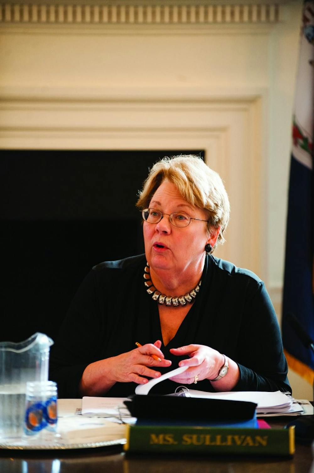 <p>Walsh said she hopes Sullivan’s position as the first female president of the University inspires faculty and students to see women as leaders.</p>