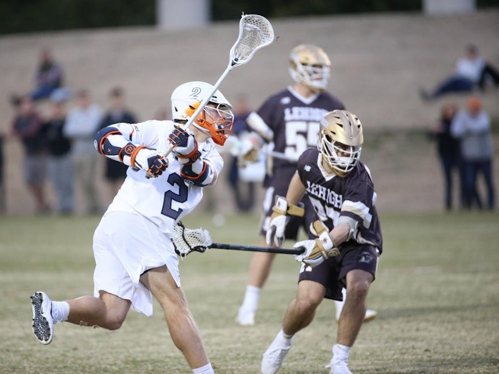 Junior attackman Michael Kraus led Virginia with an explosive four-goal performance.