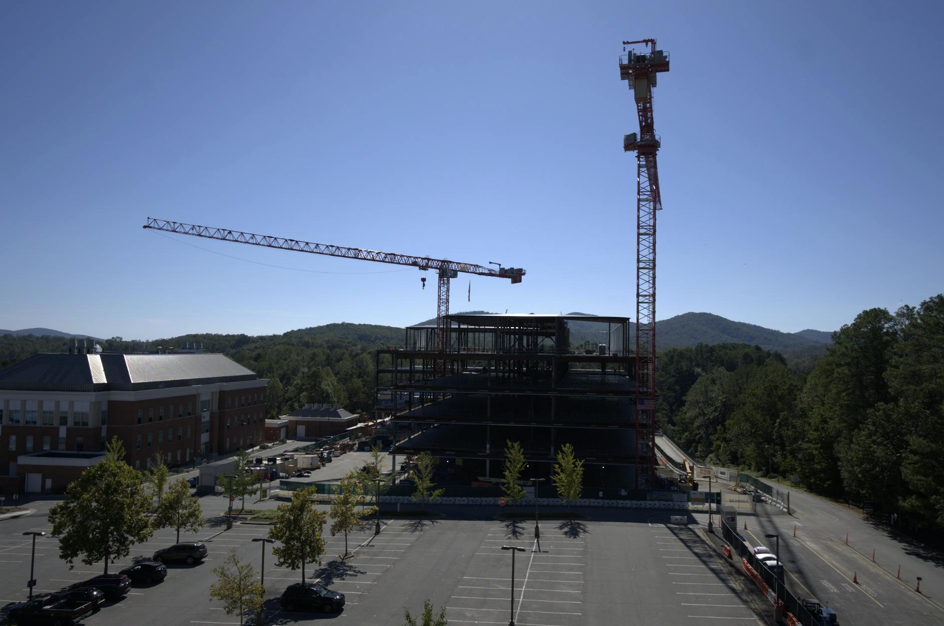 Construction at Fontaine Research Park, photographed Oct. 6, 2025.