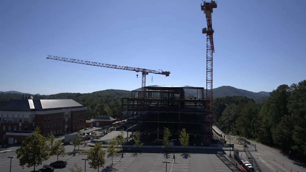 Construction at Fontaine Research Park, photographed Oct. 6, 2025.