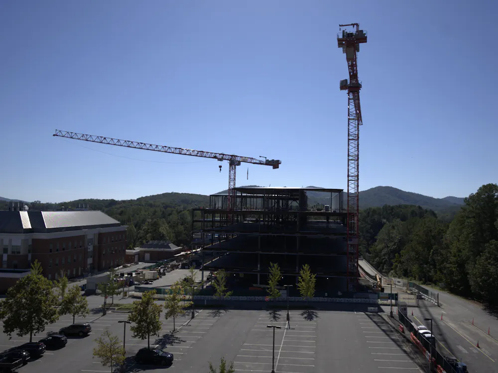 Construction at Fontaine Research Park, photographed Oct. 6, 2025.