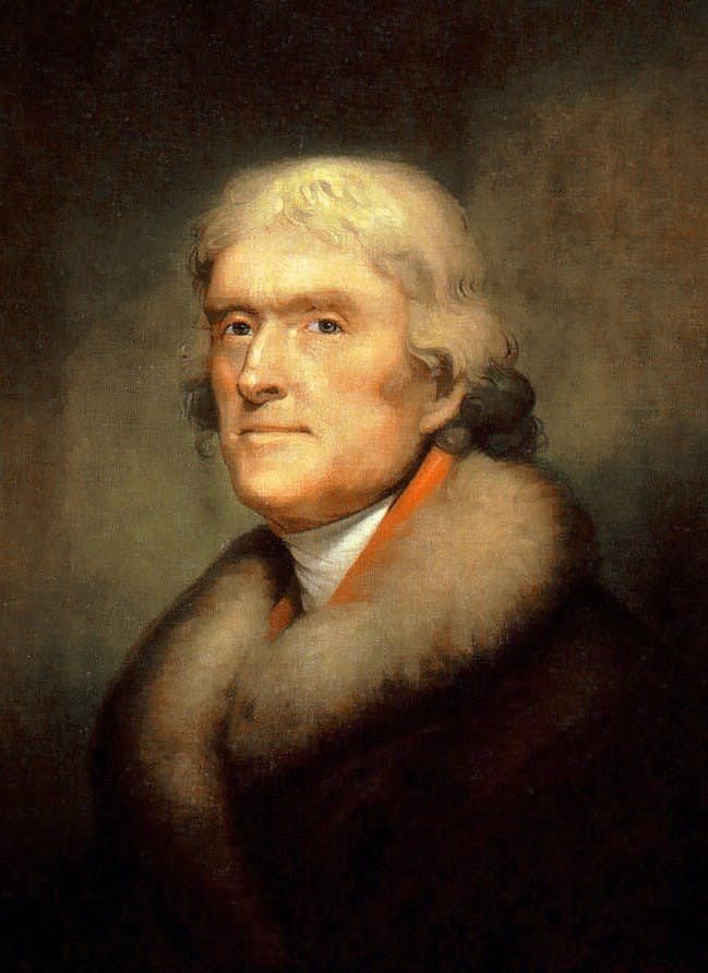 Thomas Jefferson, founder of the University.