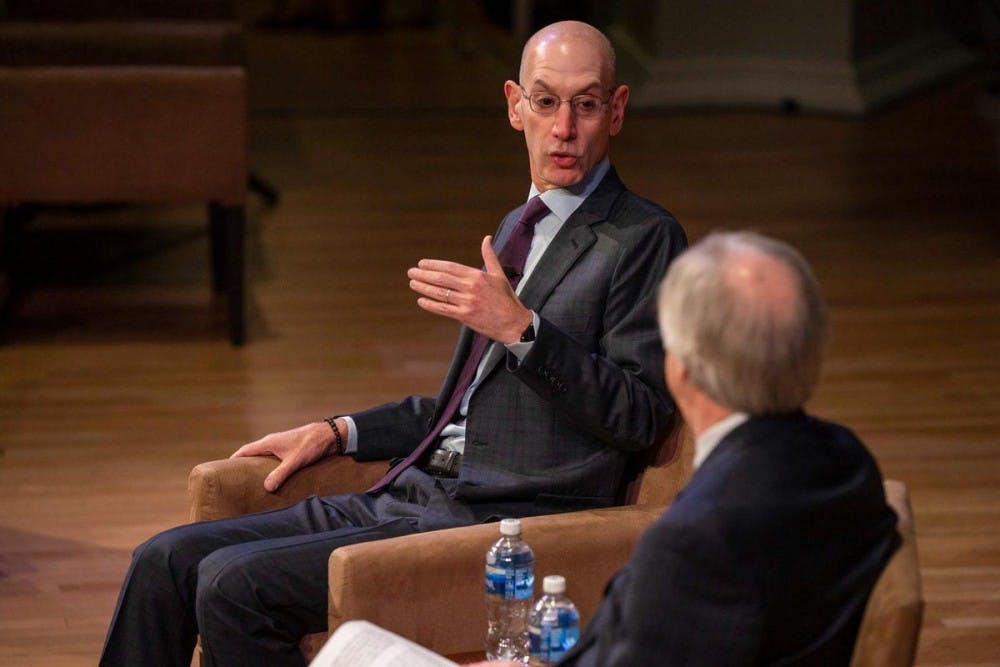 <p>One of the issues Adam Silver addressed in his conversation was the recent NBA dispute with China.</p>