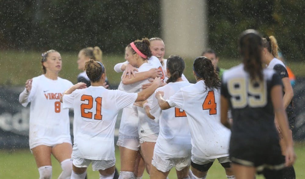 <p>Sophomore forward Megan McCool’s second half goal sent the Cavaliers to the semifinals of ACC tournament.</p>