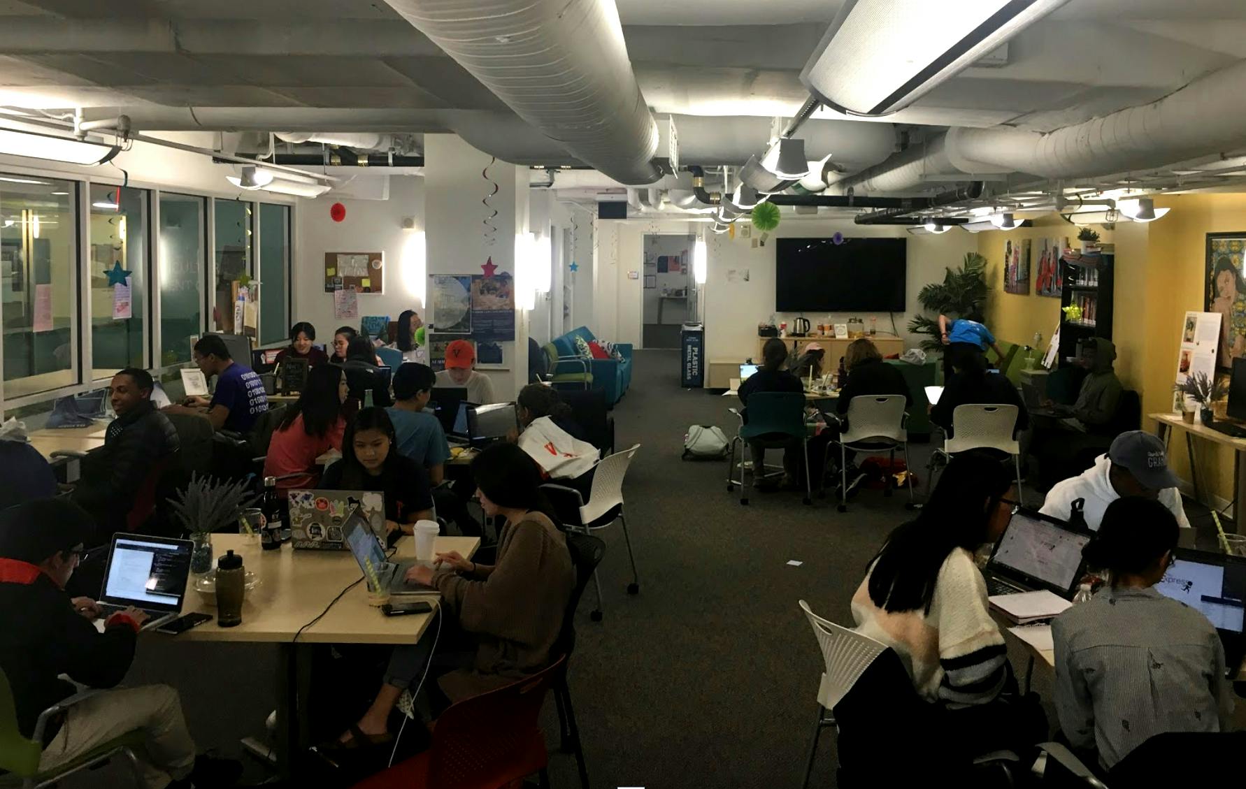 The event lasted from the morning until evening, consisting of workshops earlier in the day and giving time for students to work on their projects later on.&nbsp;