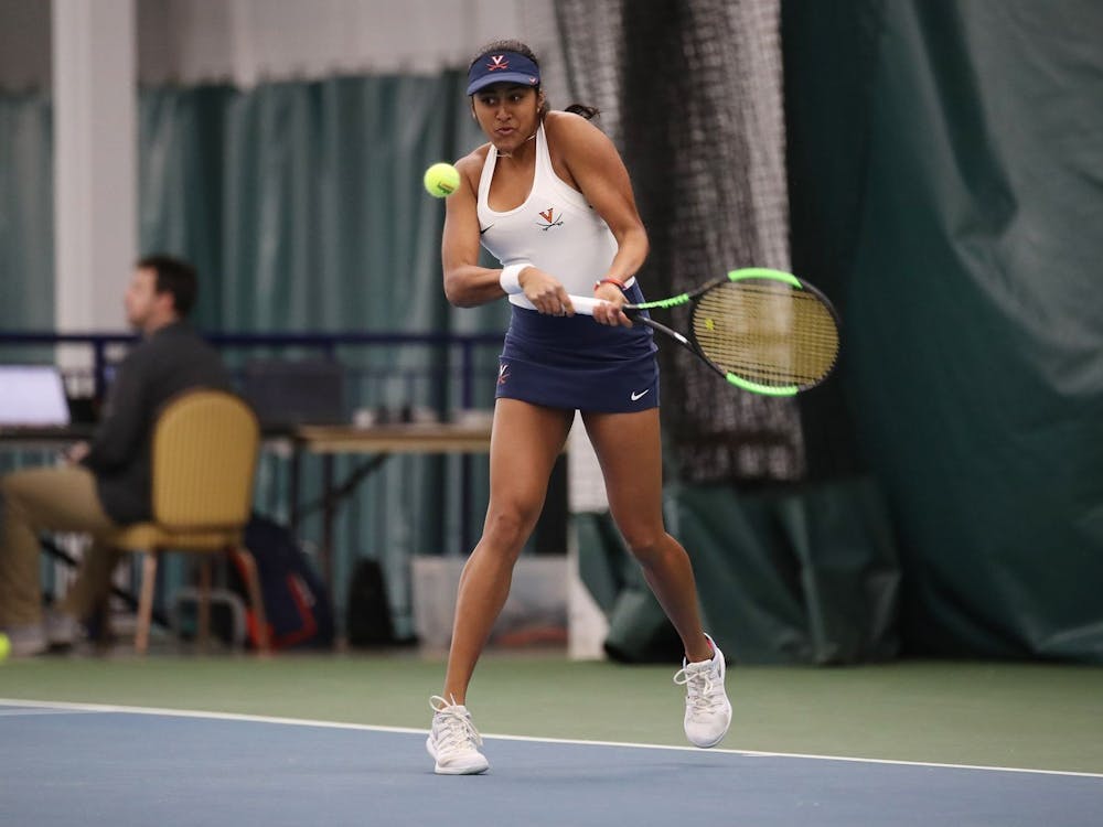 No. 11 sophomore Natasha Subhash had a rough start to her 2021 season, falling to Tar Heels No. 49 graduate student Makenna Jones. 
