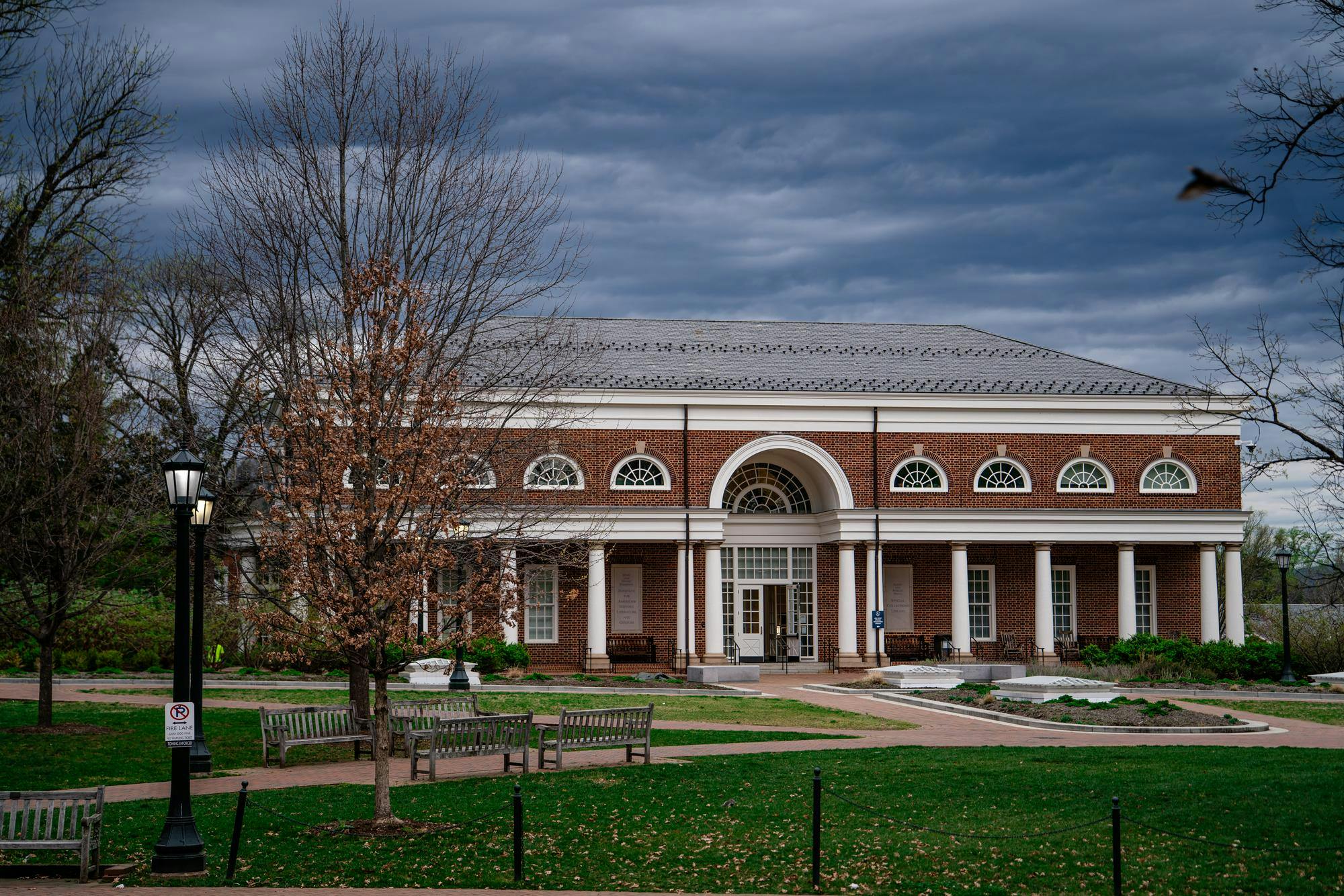 The Albert and Shirley Small Special Collections Library, photographed April 5, 2025.