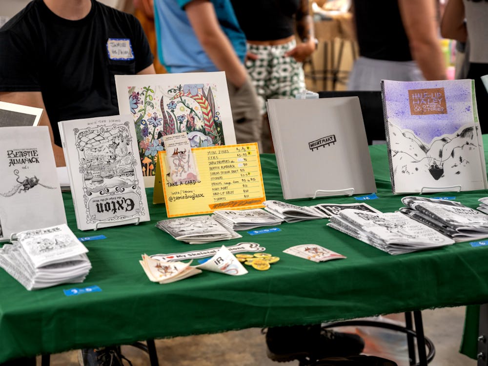 From noon to four p.m. in The Underground, 26 vendors and around 300 visitors came together to take part in Charlottesville’s exciting zine scene.
