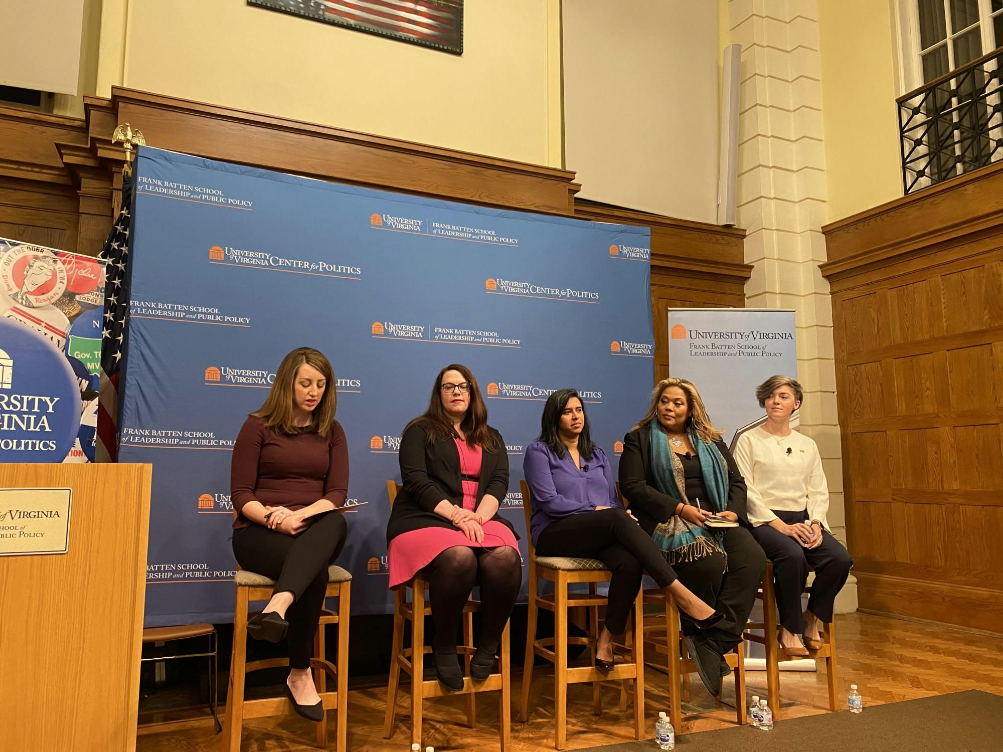 The panelists discussed numerous topics during their panel, including the addition of California to Super Tuesday states this election cycle, money in politics, the possibility of a brokered convention and how Virginia fits into Super Tuesday.