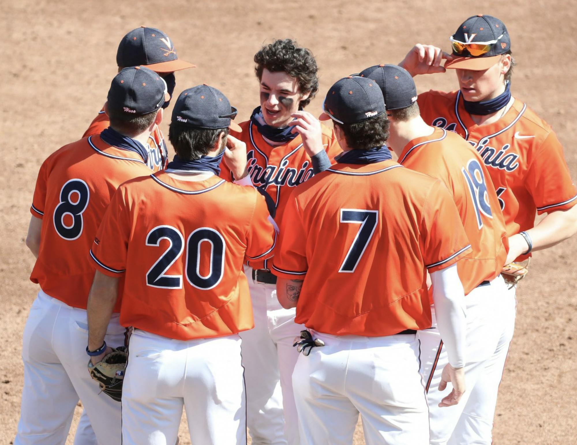 Despite losing the game, the Virginia pitching squad combined to walk a season-high nine batters.