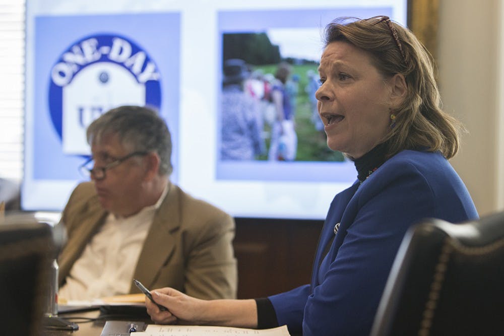 <p>The Board of Visitors’ Advancement committee met Friday afternoon to discuss proposals to increase innovation and philanthropy, as well as the overall state of donation to the University.</p>