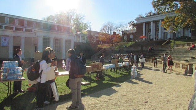 Students at the Get Out The Vote rally were encourage to show up to the polls, with a focus on the&nbsp;highly contested congressional election for Virginia’s fifth district.&nbsp;
