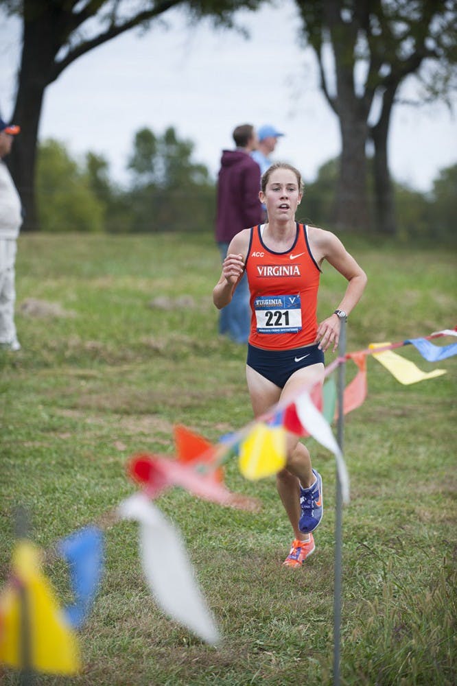 Sarah Fakler finished in first place at the Virginia/Panorama Farms Invitational last Friday for her first collegiate victory as the Virginia women and men both took home team titles. 
