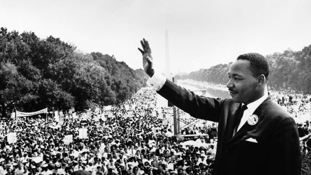 Dr. Martin Luther King Jr. at the March on Washington.