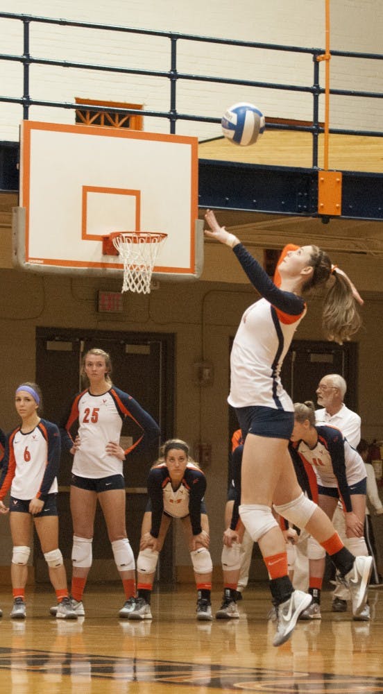 	Sophomore Natalie Bausback had 12 blocks over the weekend