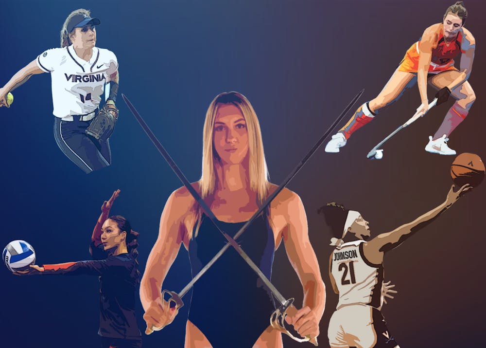 Virginia women's sports have had a stellar year led by a bevy of stars.