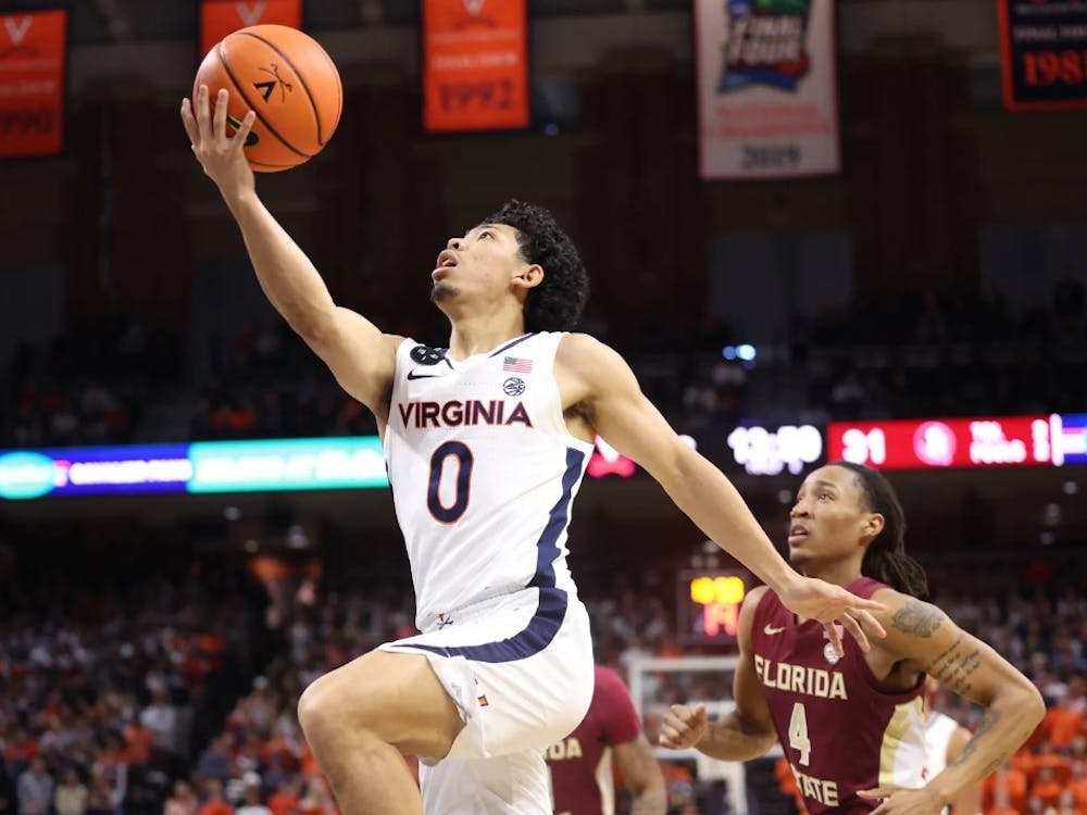 Graduate student guard Kihei Clark led the Cavaliers with 18 points Saturday afternoon.
