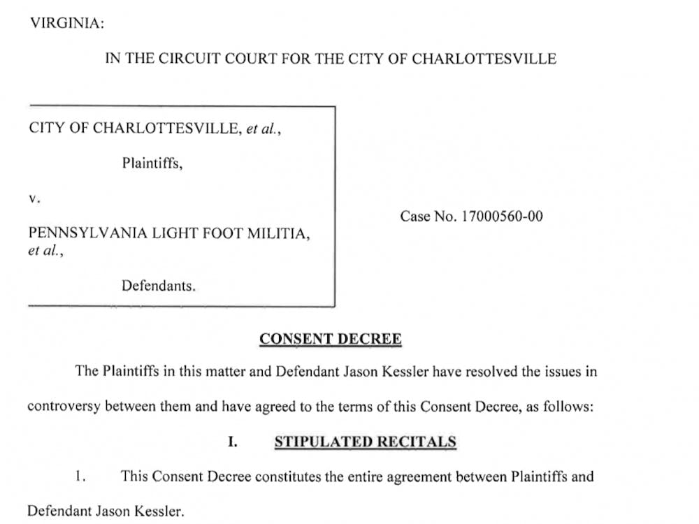 Jason Kessler signed a consent decree on Thursday enjoining him from returning to Charlottesville in an armed group.