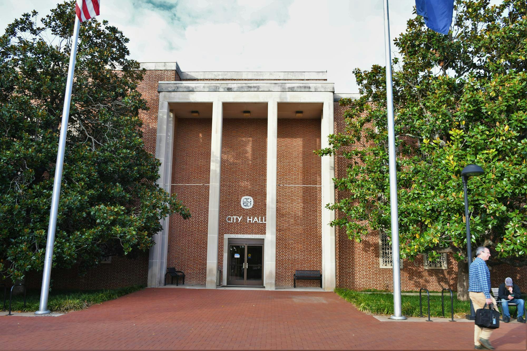 Charlottesville City Hall, located downtown and housing the city council, seen photographed Oct. 17, 2022.
