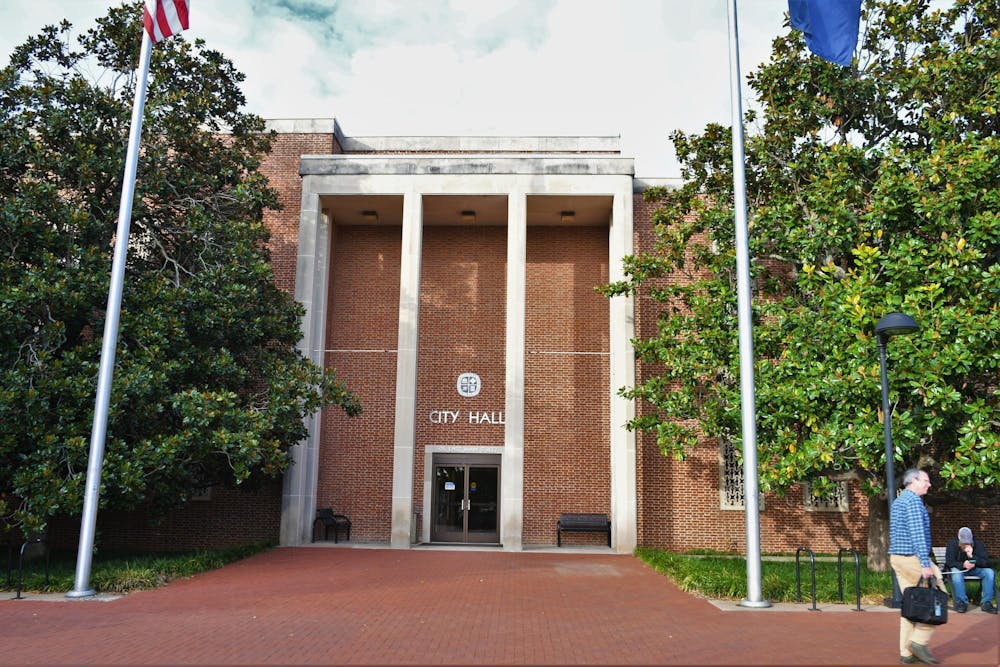 Charlottesville City Hall, located downtown and housing the city council, seen photographed Oct. 17, 2022.
