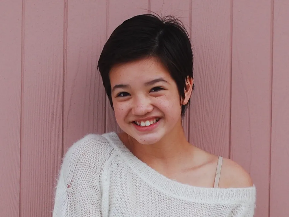 Disney talent Peyton Elizabeth Lee stars as Sam in the newest Disney+ original film. 