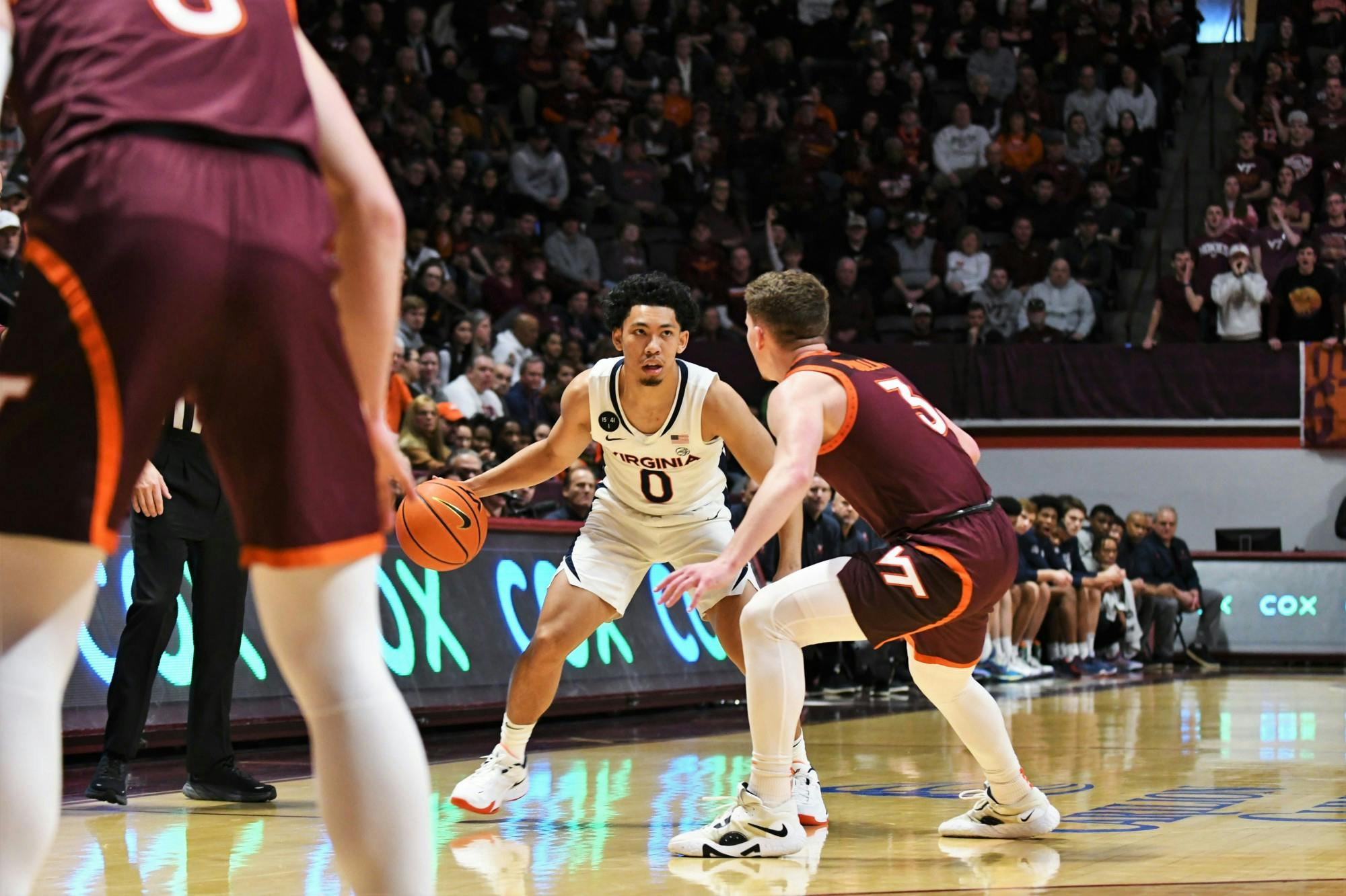 Graduate student guard Kihei Clark scored an efficient 17 points Saturday, but the Cavaliers were ultimately unable to complete a regular season sweep of the Hokies.