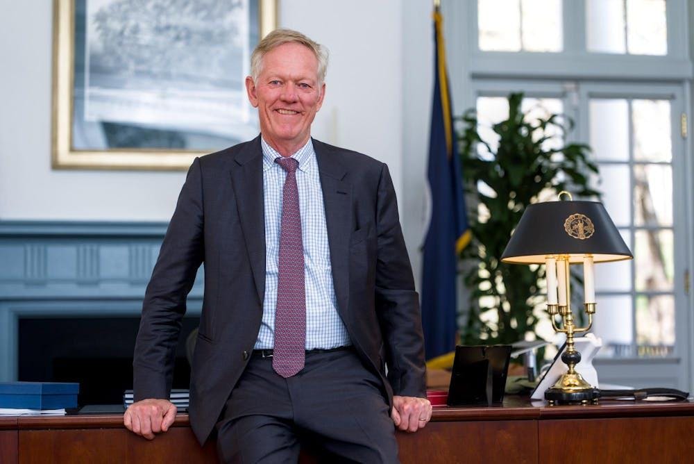 El presidente de la Universidad Scott Beardsley, fotografiado el 23 de marzo.