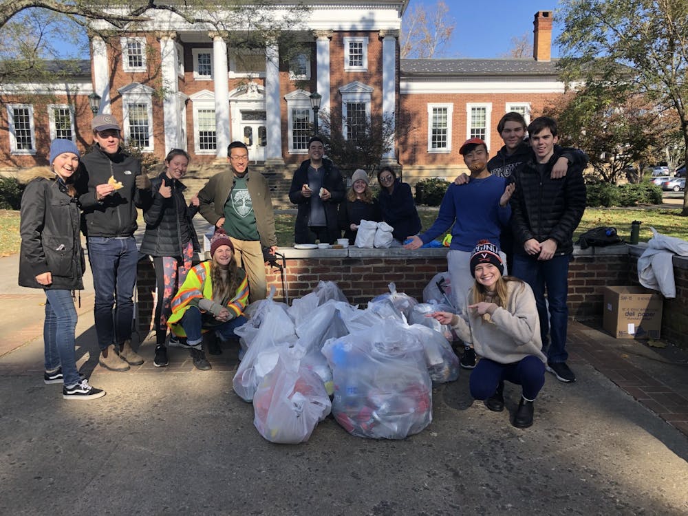 <p>Students came from every class and with different interests in majors, but they all came together for the same purpose — to support the cleanliness and sustainability of Grounds at U.Va.</p>