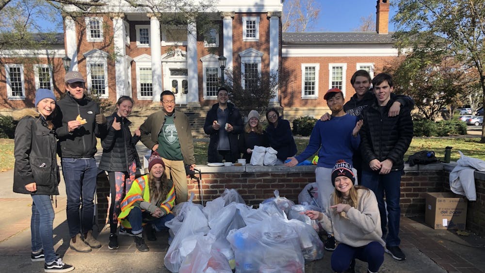 Students came from every class and with different interests in majors, but they all came together for the same purpose — to support the cleanliness and sustainability of Grounds at U.Va.