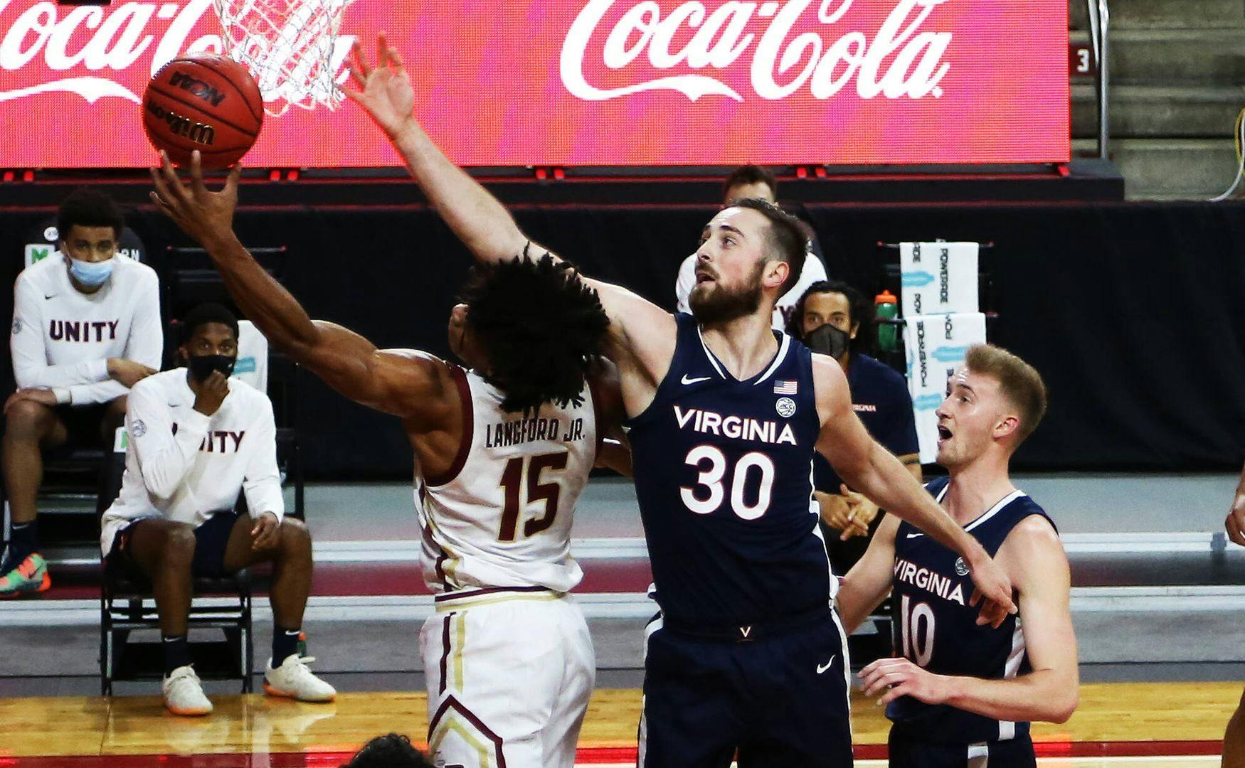 Jay Huff matched his career high with 18 points on 7/11 shooting. He also blocked 5 shots and grabbed 8 rebounds.