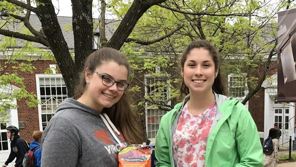 Second-year Engineering students Victoria&nbsp;Bartlett and Sydney&nbsp;Applegate co-direct the Engineering Student Council's new sustainability committee.