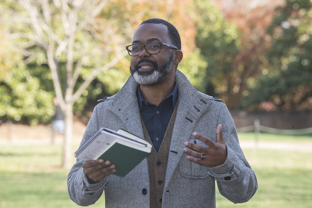 During the teach-in, Wallace spoke about the power of words, especially in light of the recent hate speech around Grounds.