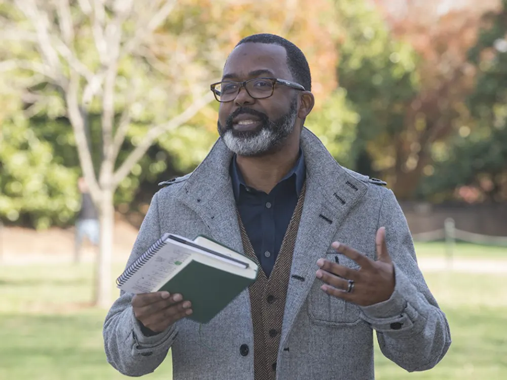 During the teach-in, Wallace spoke about the power of words, especially in light of the recent hate speech around Grounds.