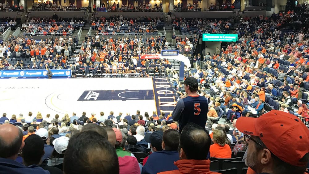 Ellington is a lifelong Virginia sports fan and has attended numerous games like the men's basketball team's meeting with Marshall in 2018.