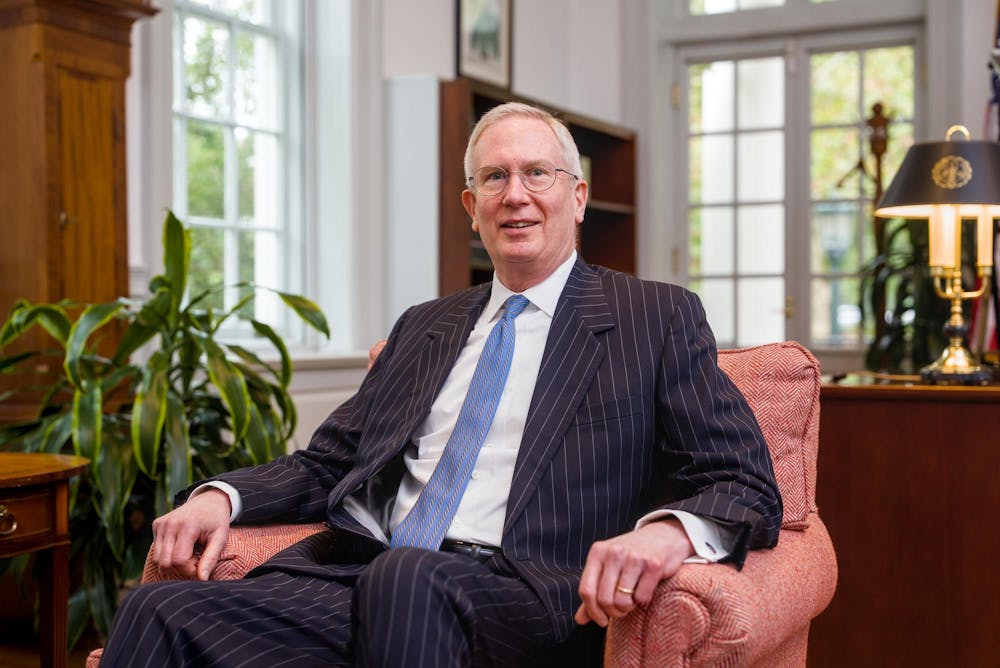Appointed Aug. 4, Interim University President Paul Mahoney sat down with The Cavalier Daily Sept. 24 to discuss his priorities.