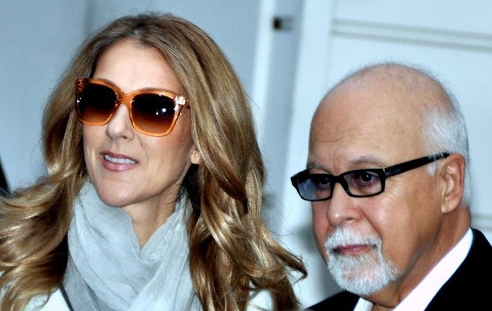 &nbsp;Céline Dion, pictured here with late husband René Angélil in 2012, explores moving on from grief in latest release.