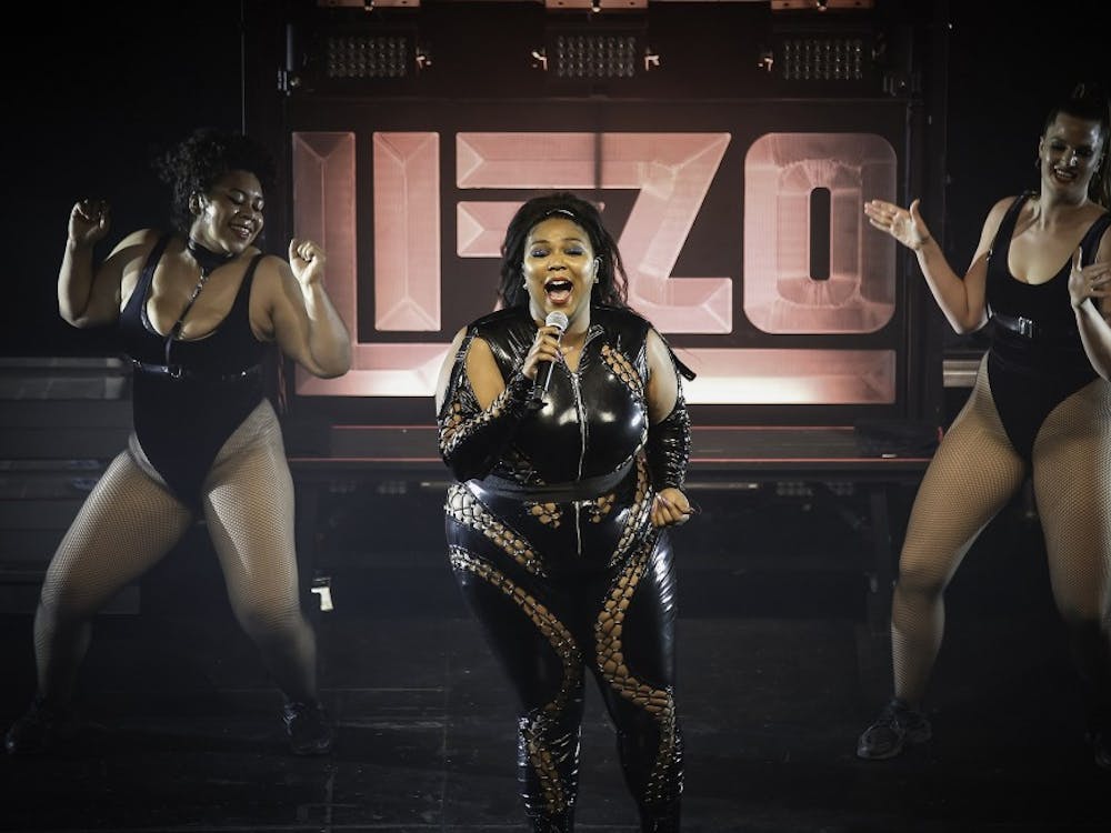Lizzo performs at the Palace Theatre in St. Paul in 2018.&nbsp;