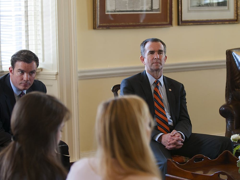 Commonwealth Lt. Governor Ralph Northam spoke with student leaders in Pavilion V on Thursday.