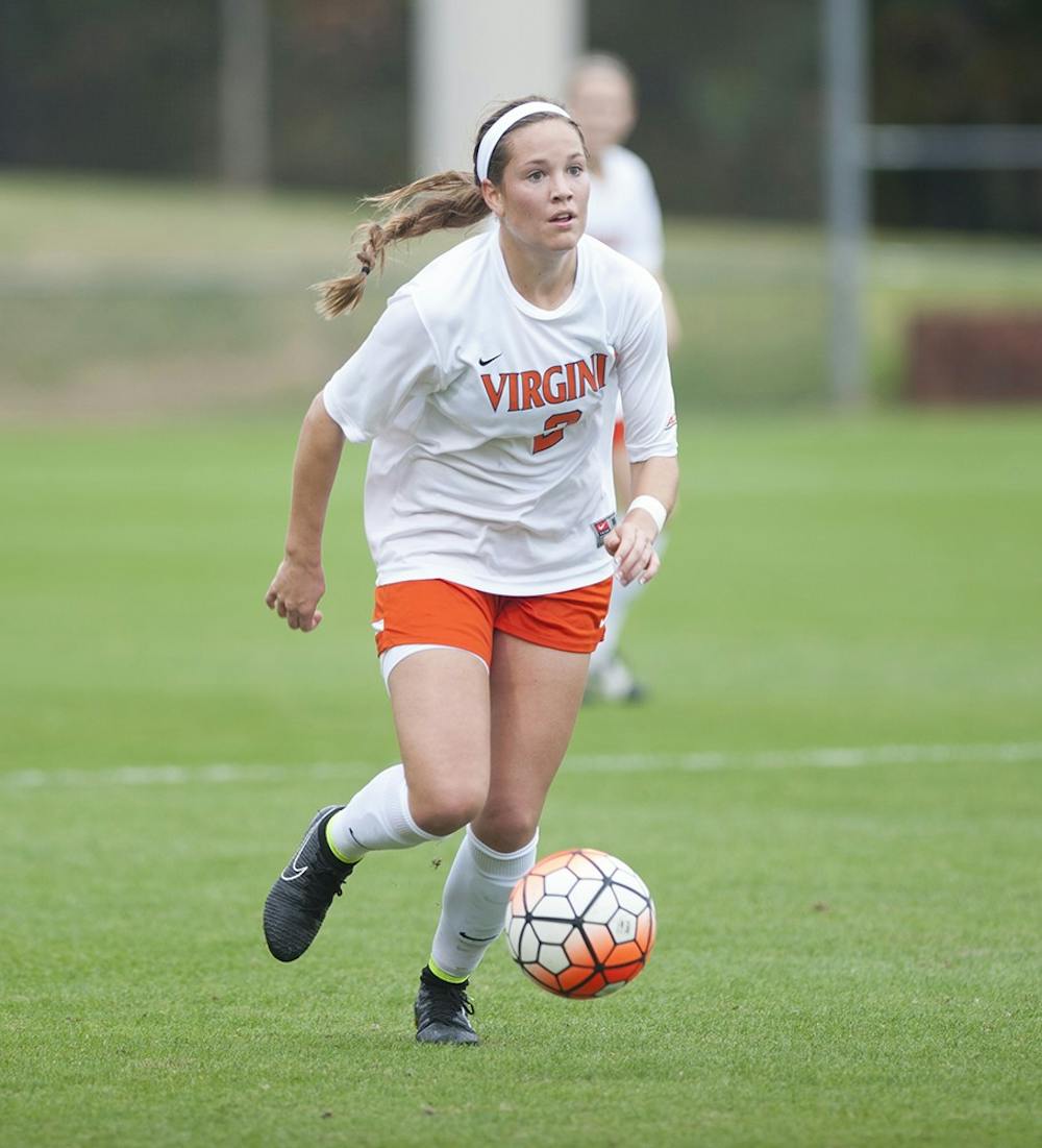 <p>Freshman Betsy Brandon tallied two goals against Pittsburgh for her first multi-goal performance.</p>
