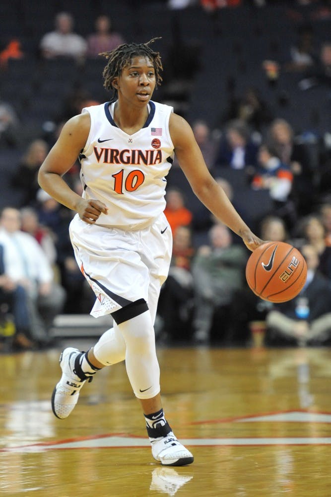Junior guard J'Kyra Brown led the Cavaliers in scoring, contributing 15 points.