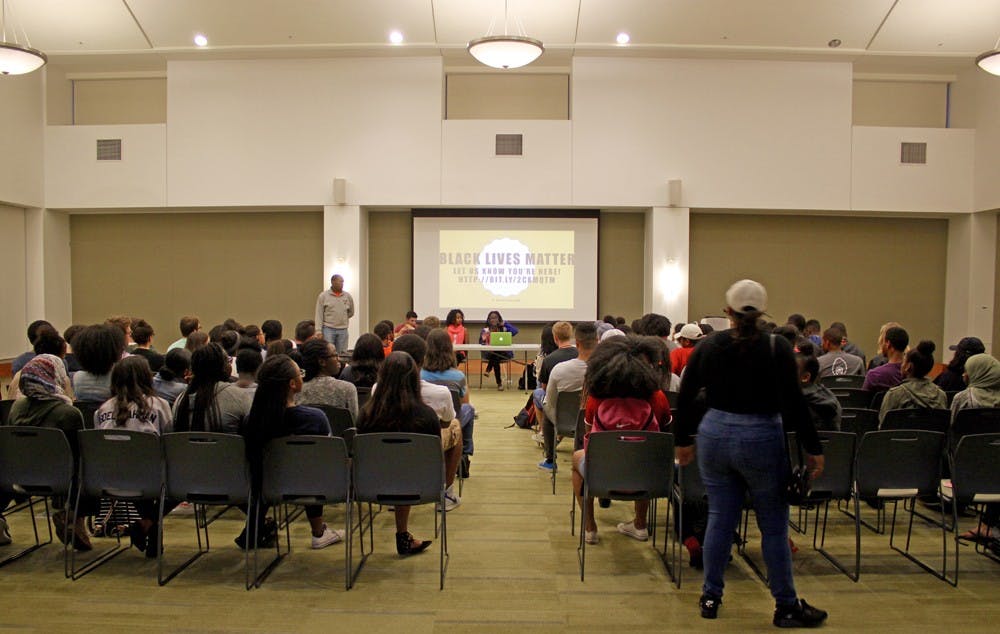 Students attended a&nbsp;BSA meeting and shared feelings&nbsp;following the die-in last Friday.