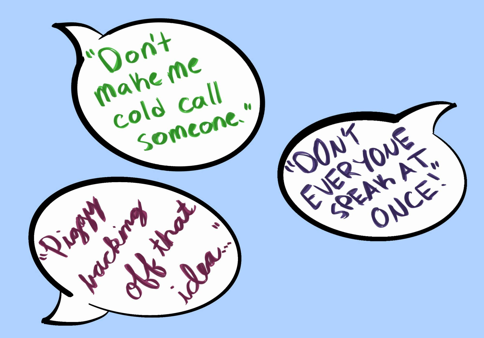 Next time you hear one of these in class, know that students across majors and disciplines are probably all feeling the same way.  